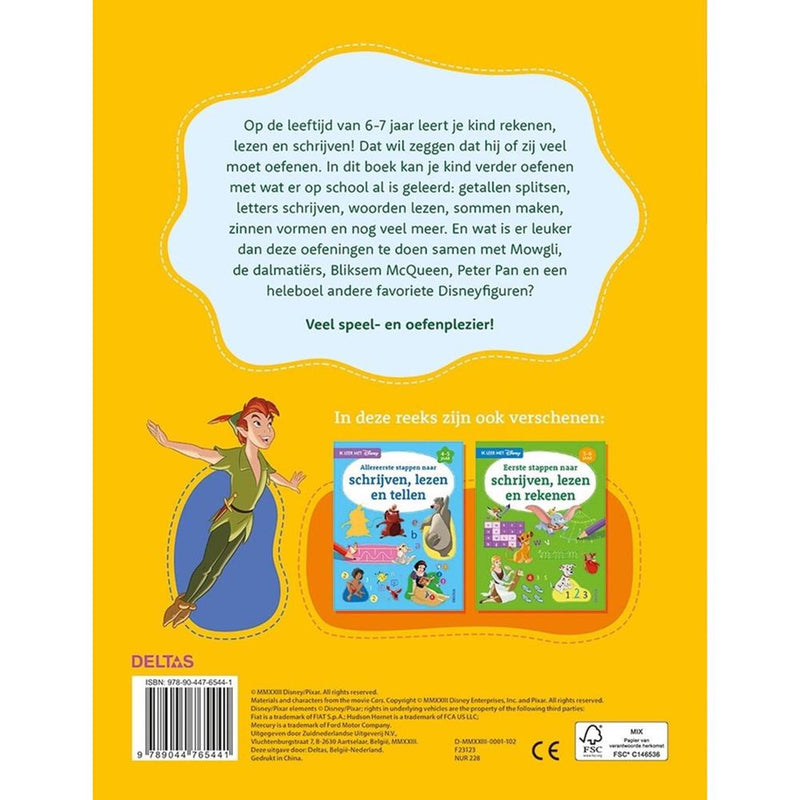 Afbeelding laden in galerijviewer, Deltas disney ik leer schrijven, lezen en rekenen (6-7 j.)