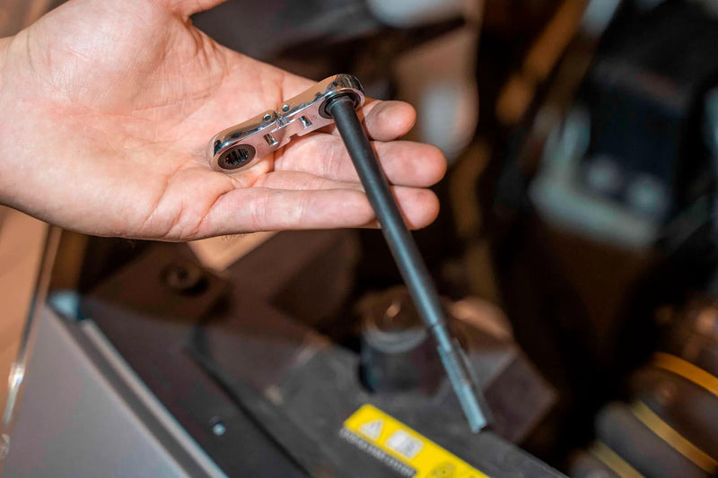 Afbeelding laden in galerijviewer, Busching ratelsleutelset micro ratchet wrench set mini double ring