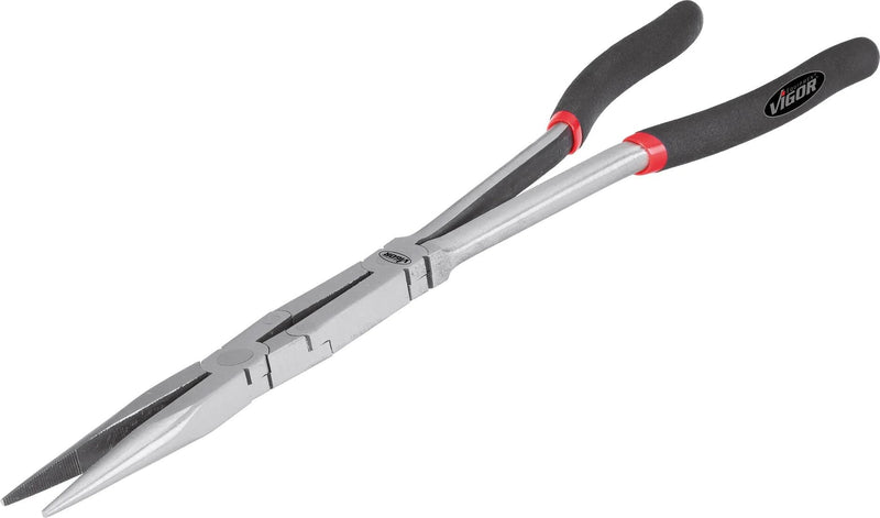 Afbeelding laden in galerijviewer, Vigor scherengelenkzange snipe nose pliers l1 340mm