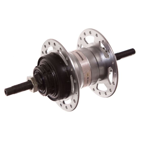 Afbeelding laden in galerijviewer, Wsb versnellingsnaaf shimano nexus 3 sg-3r40 v-brake rollerbrake - 36 gaats - zilver
