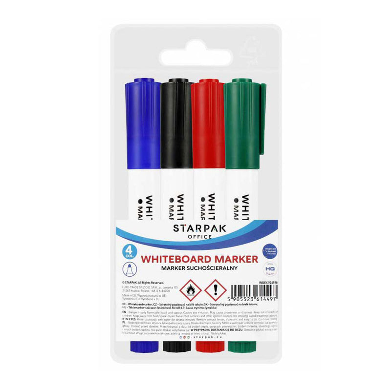 Afbeelding laden in galerijviewer, Whiteboard marker, 4st.