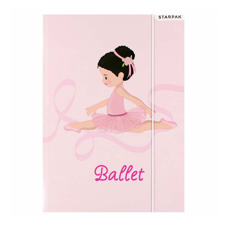 Afbeelding laden in galerijviewer, Map met elastiek a4 ballet