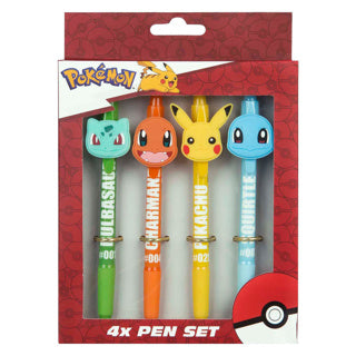 Afbeelding laden in galerijviewer, Undercover set balpennen pokemon, 4st.