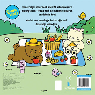 Afbeelding laden in galerijviewer, Lantaarn publishers sunny vibes kleurboek happy street | 2 stuks