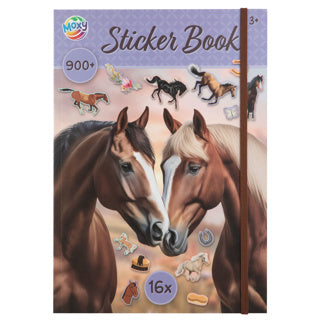 Afbeelding laden in galerijviewer, Creative craft group stickerboek a4 horse collection 16 pagina's en 900 + stickers | 4 stuks