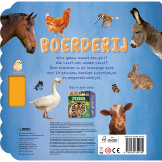 Afbeelding laden in galerijviewer, Boek geluidenboek boerderij