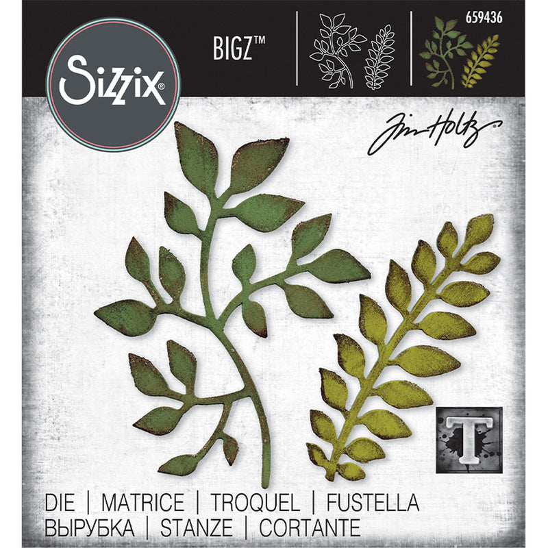 Afbeelding laden in galerijviewer, Sizzix • tim holtz bigz die garden greens