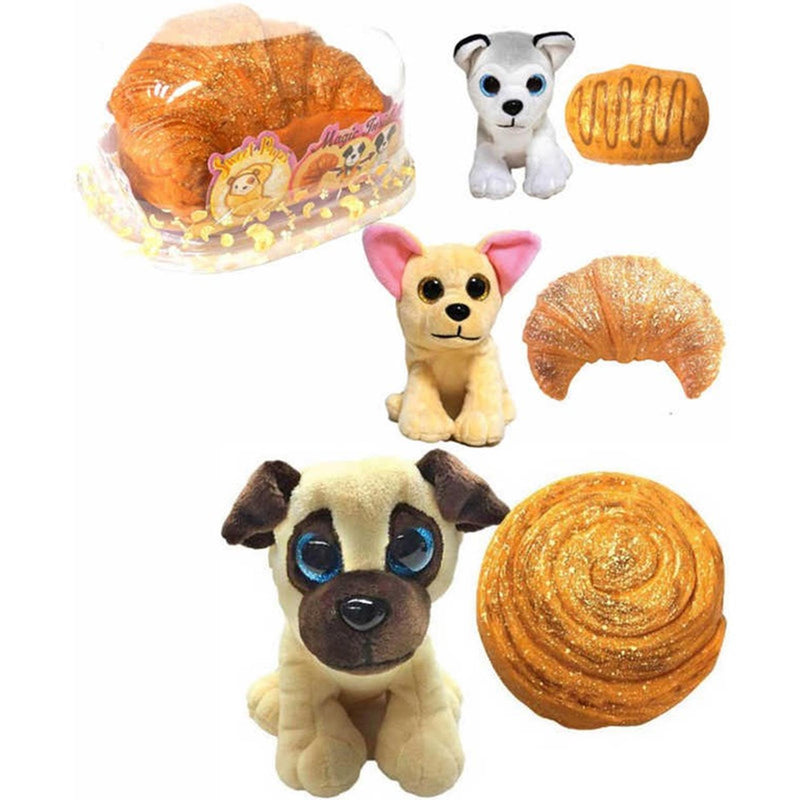 Afbeelding laden in galerijviewer, Sweet pups 2-in-1 knuffel 13cm geparfumeerd