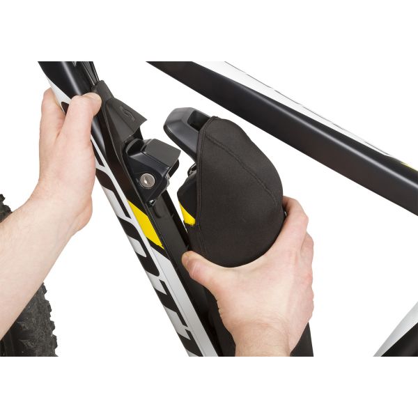 Afbeelding laden in galerijviewer, Messingschlager neopreen beschermhoes m-wave voor e-bike batterij - zwart