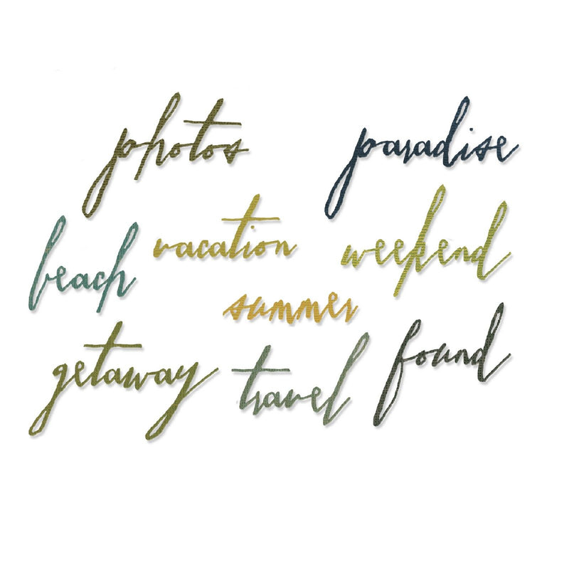 Afbeelding laden in galerijviewer, Sizzix • handwritten vacation by tim holtz