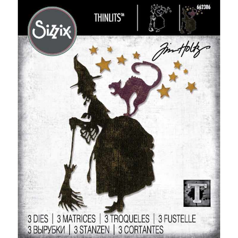 Afbeelding laden in galerijviewer, Sizzix • die set 3pcs witchcraft by tim holtz