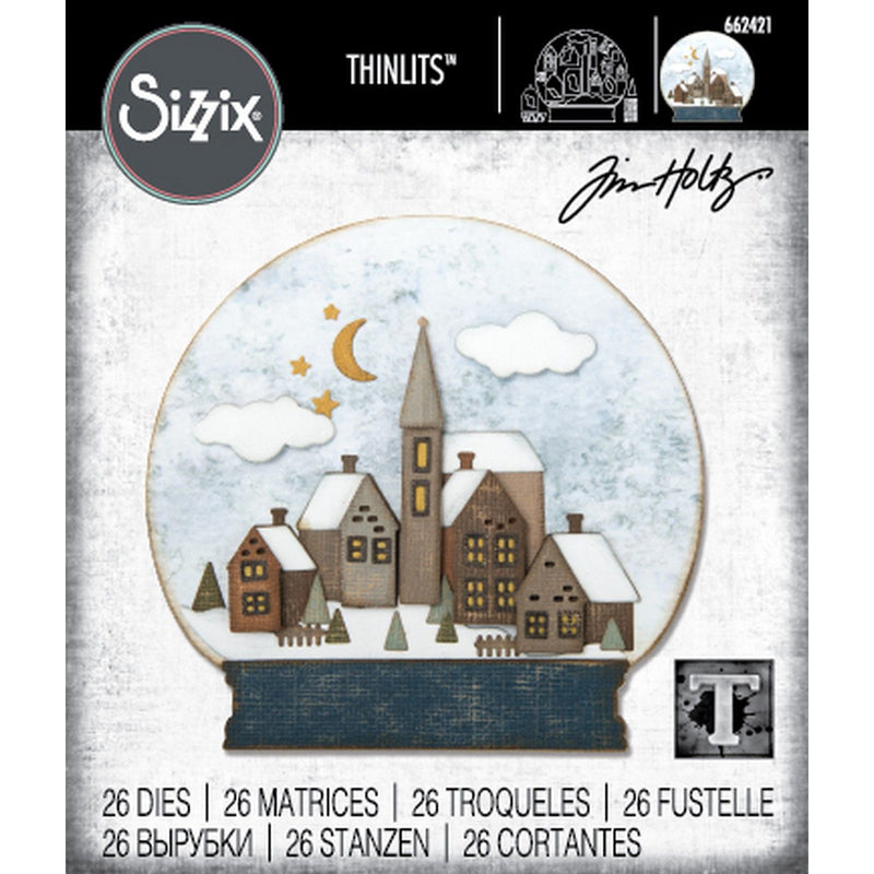 Afbeelding laden in galerijviewer, Sizzix • thinlits die set 26pcs snowglobe #2 by tim holtz