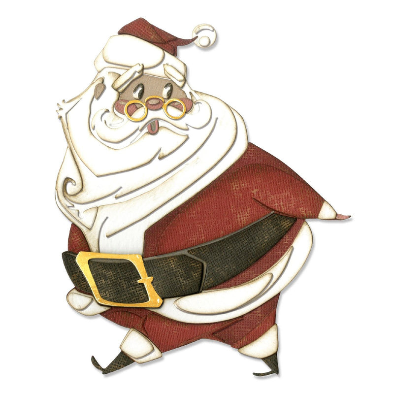 Afbeelding laden in galerijviewer, Sizzix • thinlits snijmal vrolijke kerstman