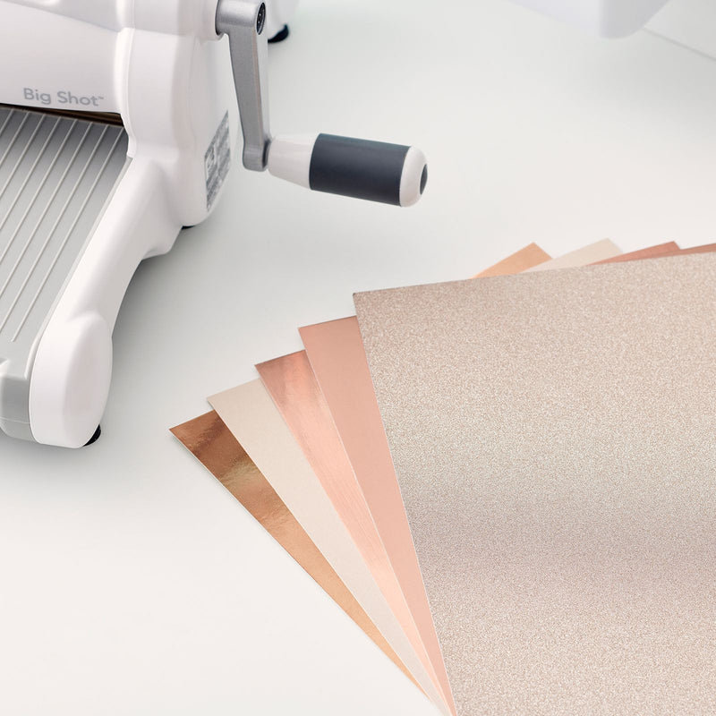 Afbeelding laden in galerijviewer, Sizzix • karton pak 20x29cm rose gold 50pcs