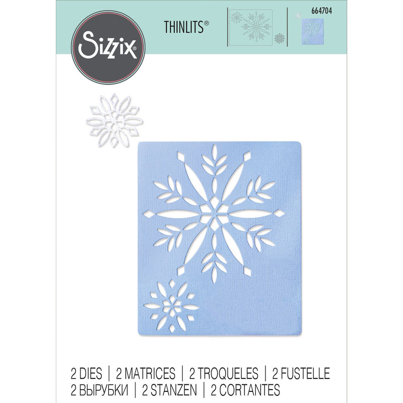 Afbeelding laden in galerijviewer, Sizzix • thinlits die set cut out snowflakes