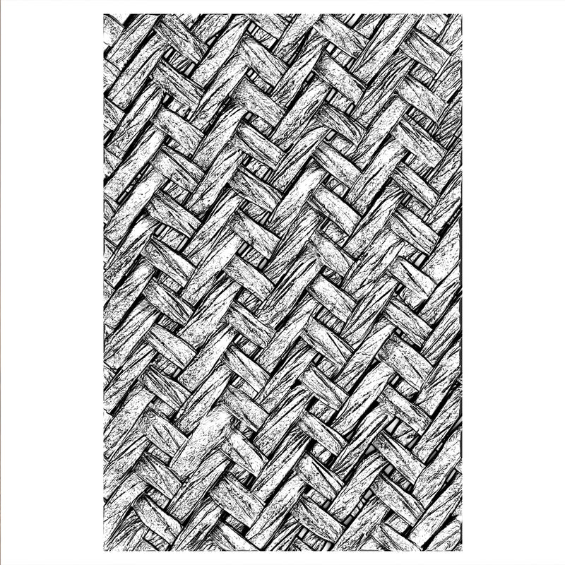 Afbeelding laden in galerijviewer, Sizzix • tim holtz 3-d texture fades embossing folder intertwined