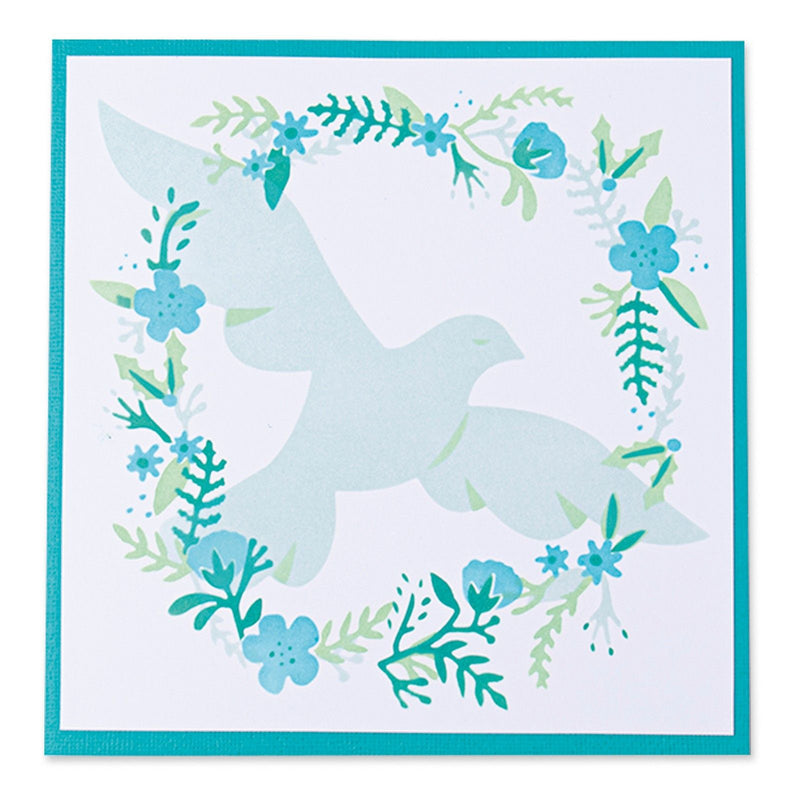 Afbeelding laden in galerijviewer, Sizzix • layered stencils dove 4stuks
