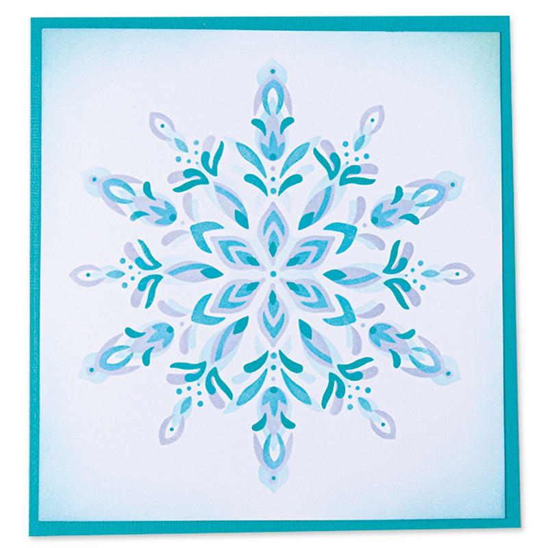 Afbeelding laden in galerijviewer, Sizzix • layered stencils snowflake 4stuks