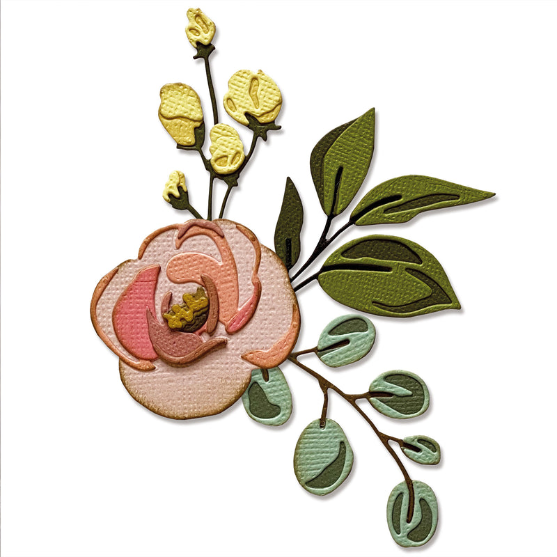 Afbeelding laden in galerijviewer, Sizzix • tim holtz thinlits die set bloom colorize 17pcs