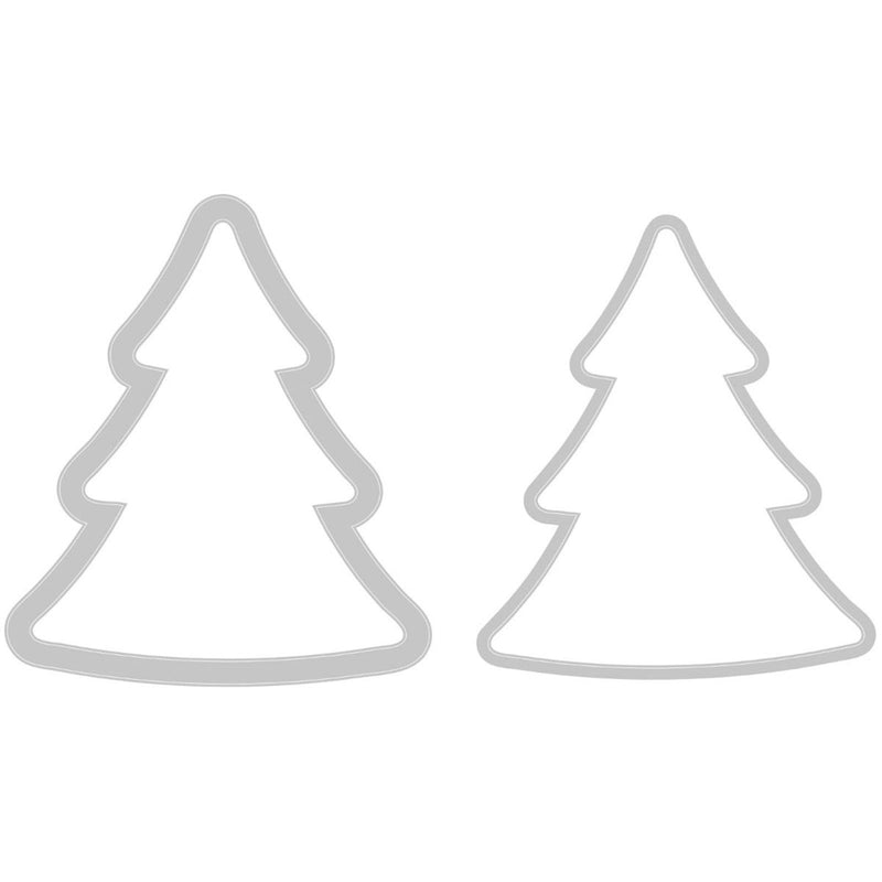 Afbeelding laden in galerijviewer, Sizzix • framelits die set tree 2pieces