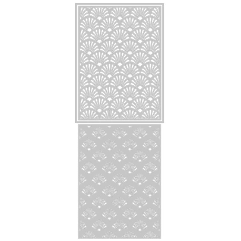 Afbeelding laden in galerijviewer, Sizzix • thinlits die set 3pk layered geo shells