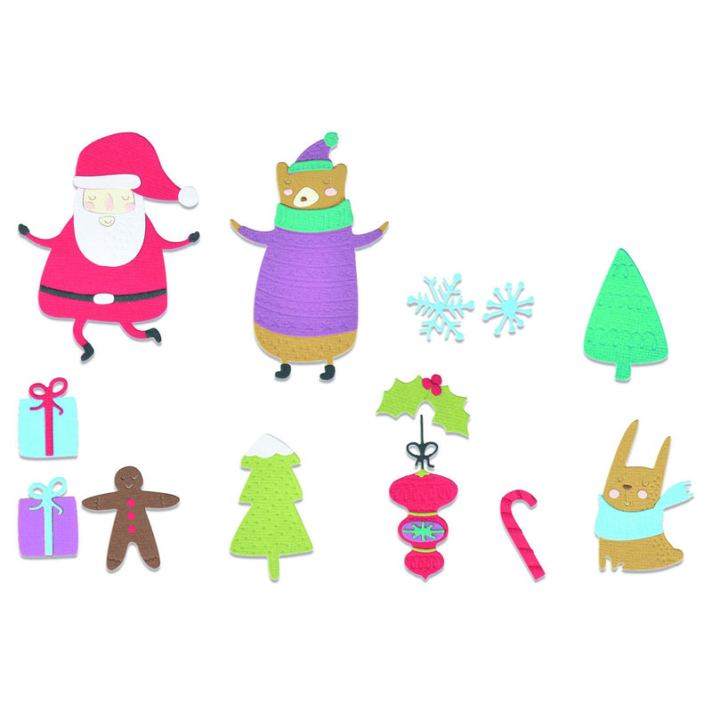 Afbeelding laden in galerijviewer, Sizzix • thinlits die set doodle christmas