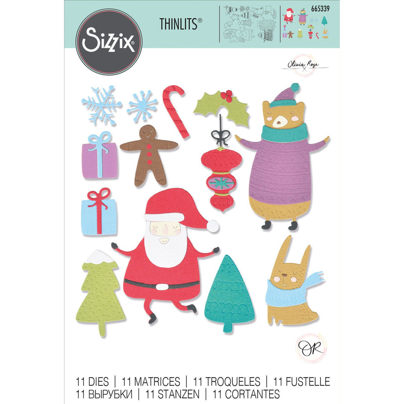 Afbeelding laden in galerijviewer, Sizzix • thinlits die set doodle christmas