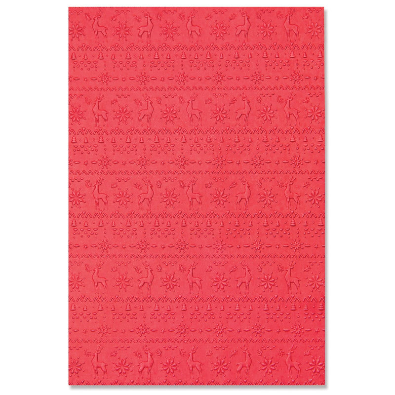 Afbeelding laden in galerijviewer, Sizzix • 3d textured impressions embossing folder winter sweater