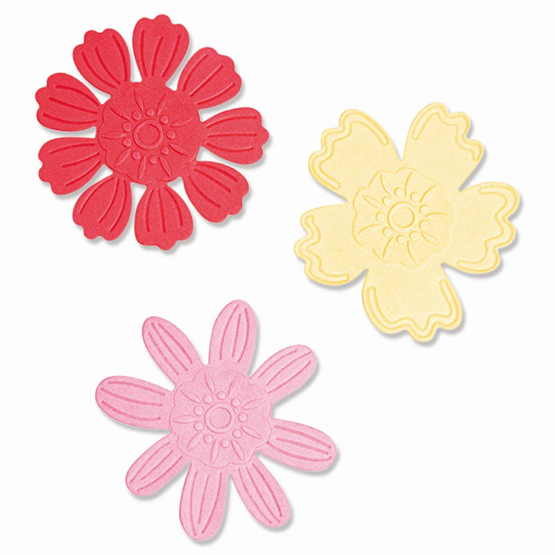 Afbeelding laden in galerijviewer, Sizzix • switchlits embossing folder detailed blooms