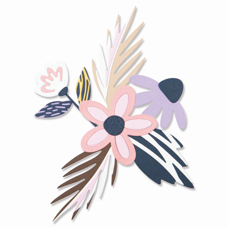 Afbeelding laden in galerijviewer, Sizzix • thinlits die set bohemian florals 12pieces