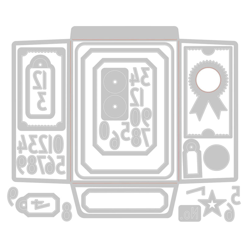 Afbeelding laden in galerijviewer, Sizzix • tim holtz thinlits die set collector 45pcs