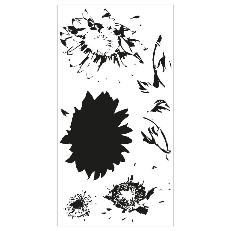 Afbeelding laden in galerijviewer, Sizzix • layered clear stamps sunflower stem