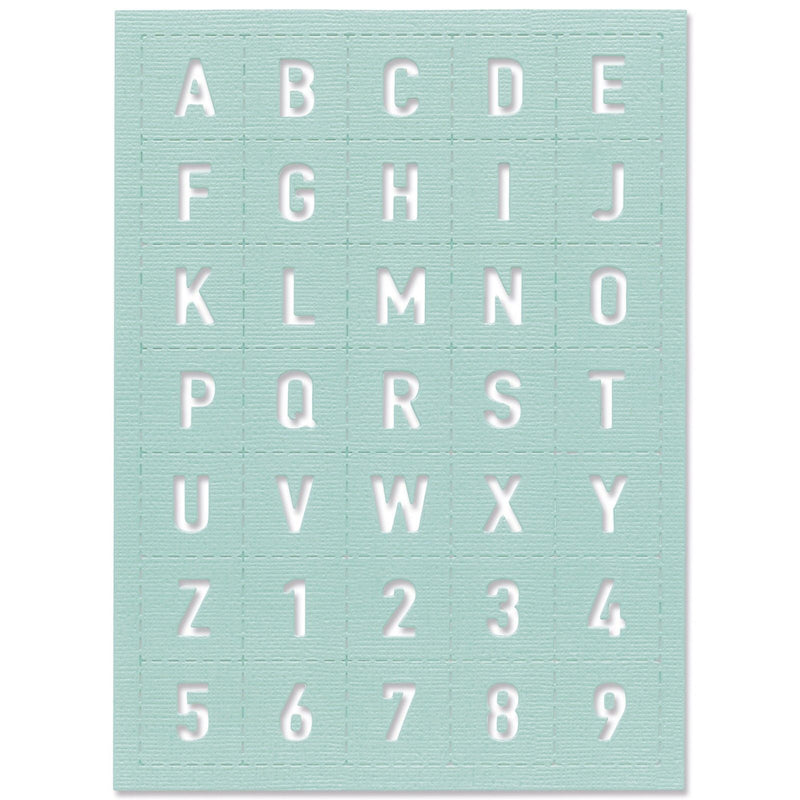 Afbeelding laden in galerijviewer, Sizzix • thinlits die tile alphanumeric