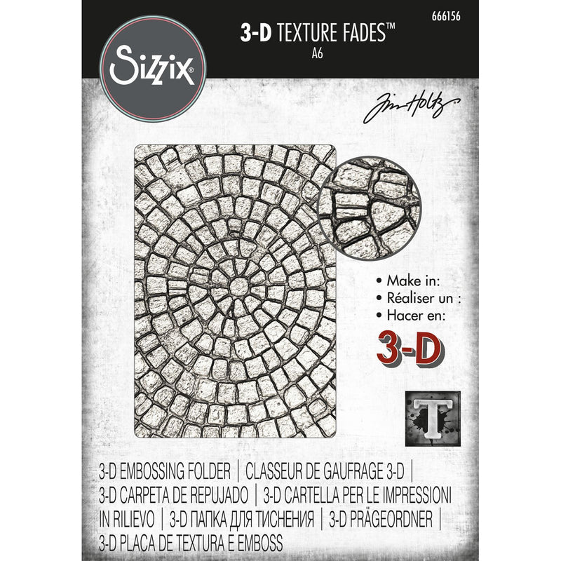Afbeelding laden in galerijviewer, Sizzix • tim holtz 3-d texture fades embossing folder mosaic