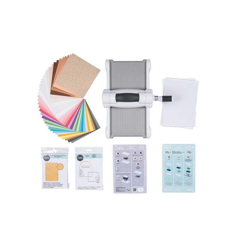 Afbeelding laden in galerijviewer, Sizzix • big shot a5 starter kit white gray