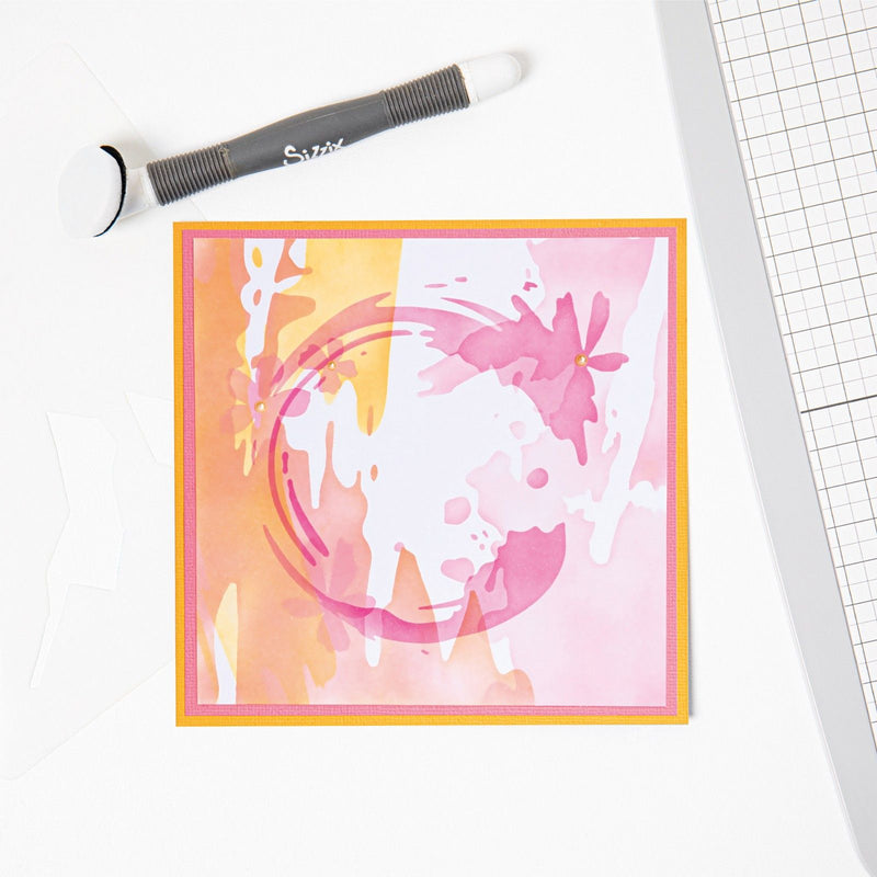 Afbeelding laden in galerijviewer, Sizzix • layered stencils painted