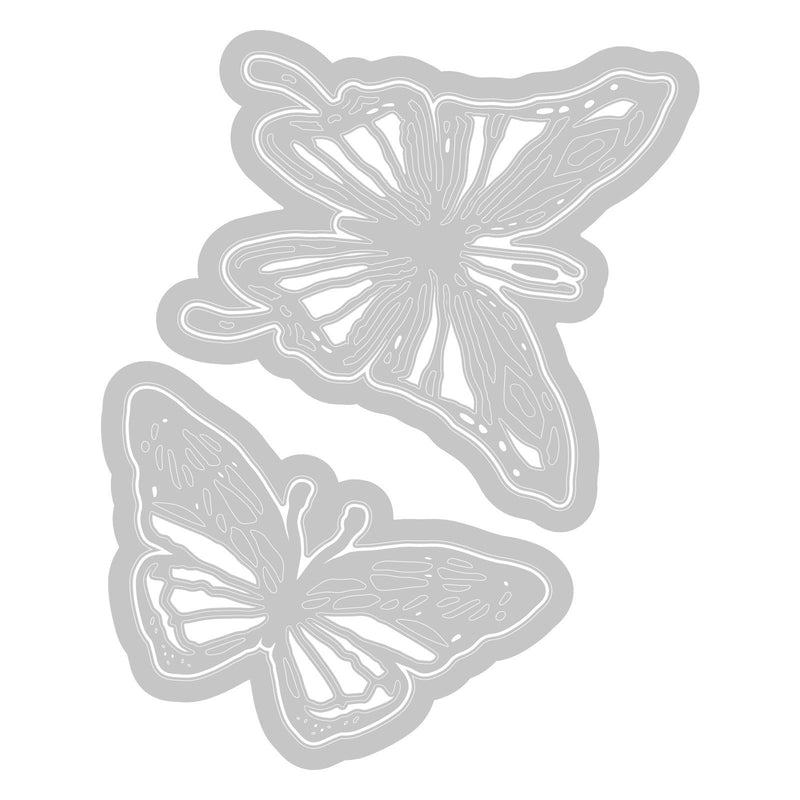 Afbeelding laden in galerijviewer, Sizzix • tim holtz thinlits die set vault scribbly butterfly