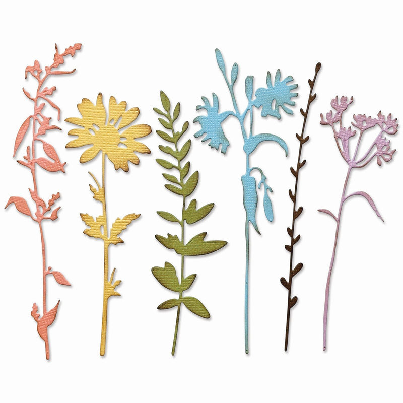 Afbeelding laden in galerijviewer, Sizzix • tim holtz thinlits die set vault wildflowers