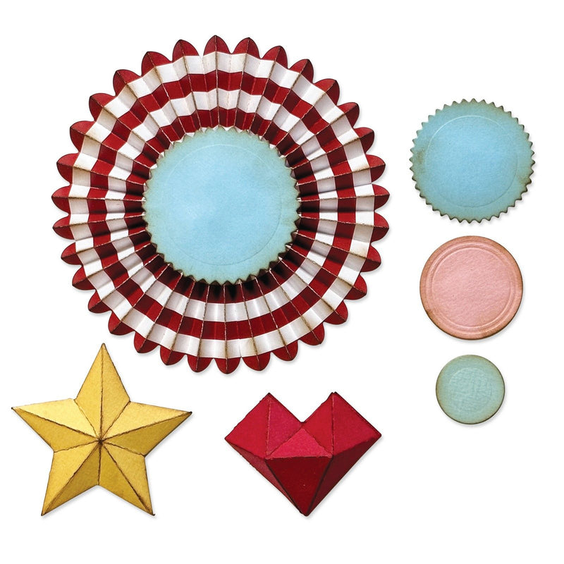 Afbeelding laden in galerijviewer, Sizzix • vault rosettes by tim holtz