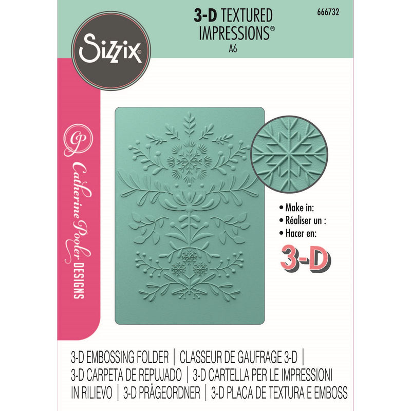 Afbeelding laden in galerijviewer, Sizzix • 3d textured impressions embossing folder yuletide