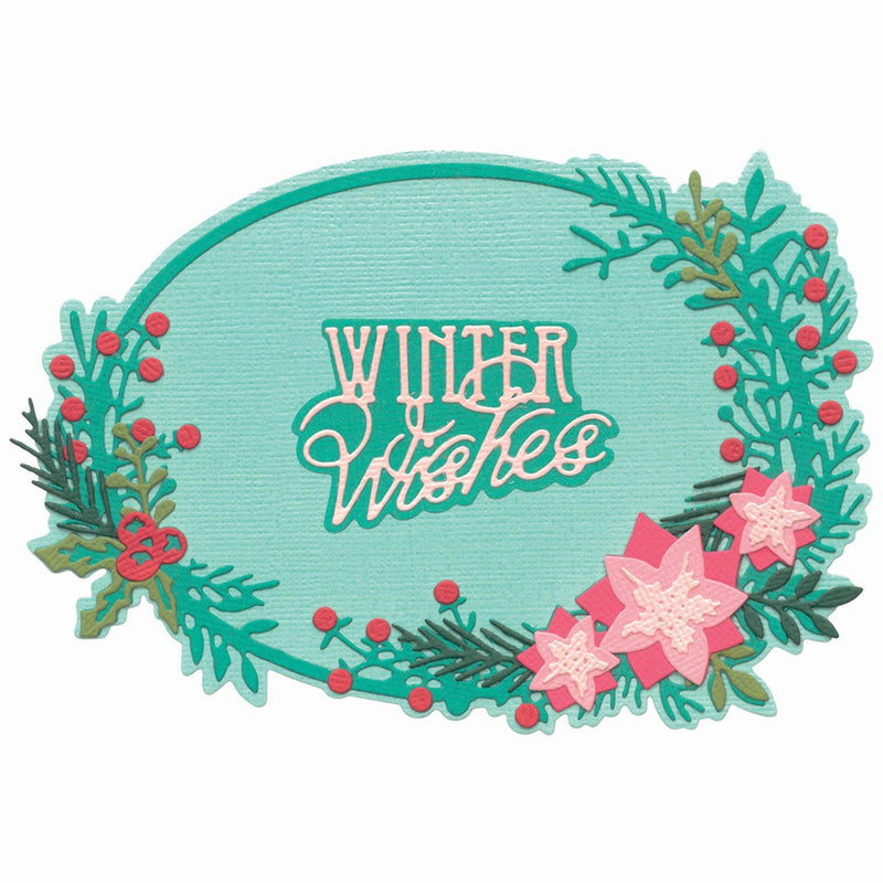 Afbeelding laden in galerijviewer, Sizzix • thinlits die set winter wishes nr.2 14pcs