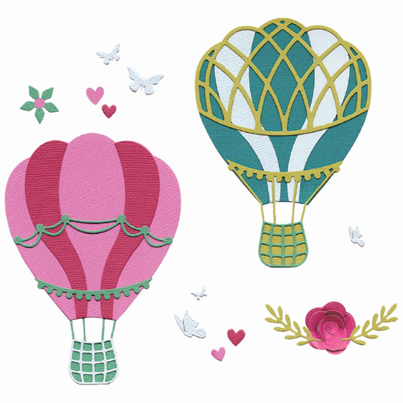 Afbeelding laden in galerijviewer, Sizzix • thinlits die set 15pcs floating fancy by catherine pooler