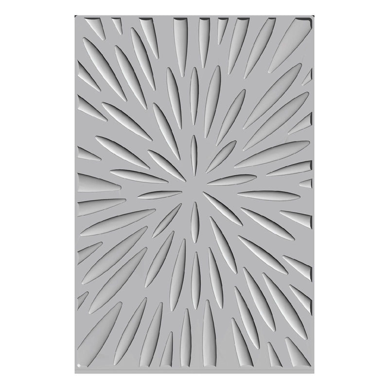 Afbeelding laden in galerijviewer, Sizzix • 3-d tief a6 stencil burst of bright by stacey park