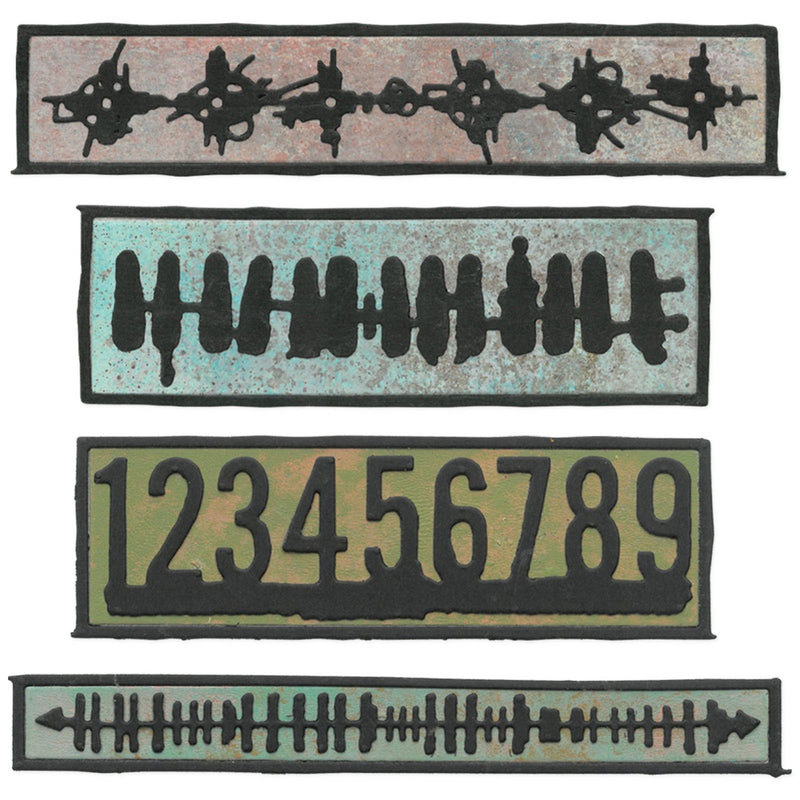 Afbeelding laden in galerijviewer, Sizzix • thinlits die set 7pcs borderlines by seth apter