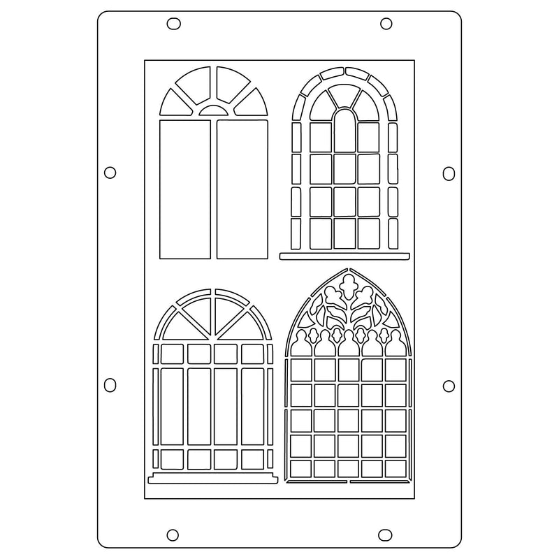 Afbeelding laden in galerijviewer, Sizzix • studio: a5 clear stamps 3pcs a5 stencils weather wonder by mark montano