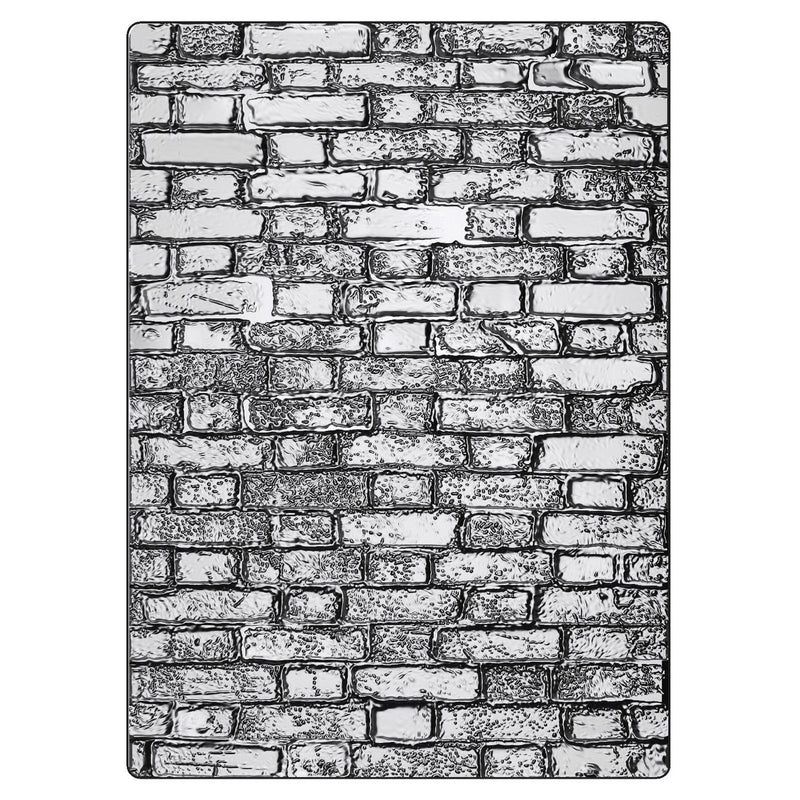Afbeelding laden in galerijviewer, Sizzix • 3d texture fades embossing folder brickwork large a5 by tim holtz