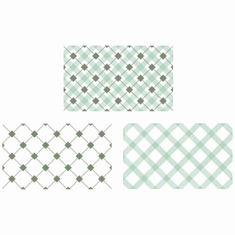 Afbeelding laden in galerijviewer, Sizzix • clear stamp set tartan by 49 and market 2pcs