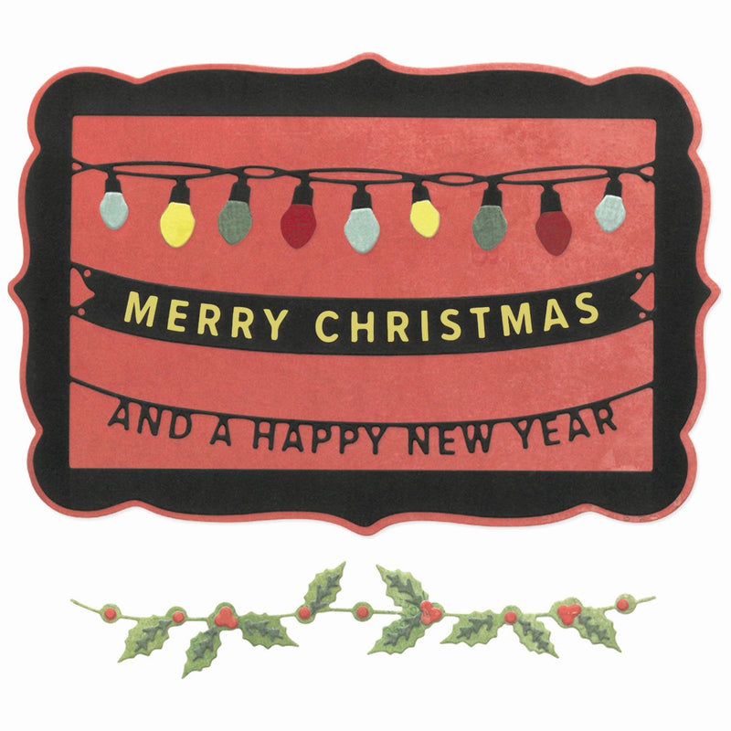 Afbeelding laden in galerijviewer, Sizzix • thinlits die set snap and swap merry christmas by 49 and market 15pcs