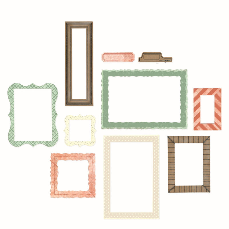 Afbeelding laden in galerijviewer, Sizzix • clear stamps set 15pcs 14pcs framelits build-a-frame by 49 market