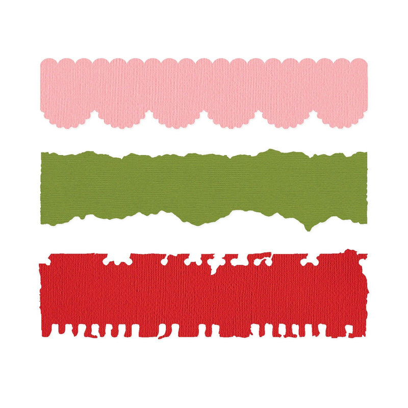 Afbeelding laden in galerijviewer, Sizzix • thinlits 3pcs die set double edgers by vicki boutin